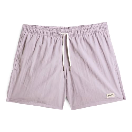 laydown image of Classic Solid Swim Shorts - 5.5"