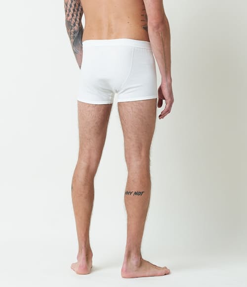 on model image of Loopwheeled Boxer Brief