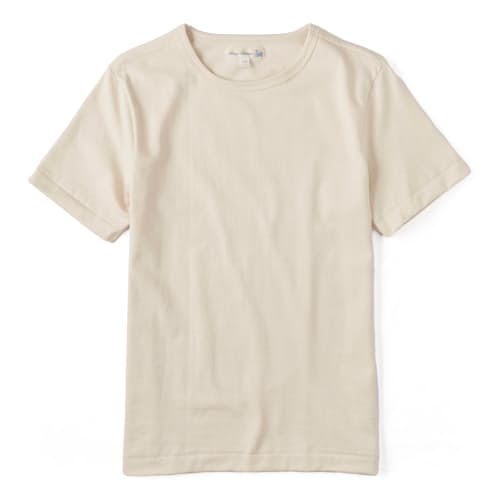 laydown image of Loopwheeled Mid-Weight Classic T-Shirt