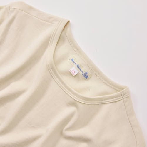 laydown detail image of Loopwheeled Mid-Weight Classic T-Shirt