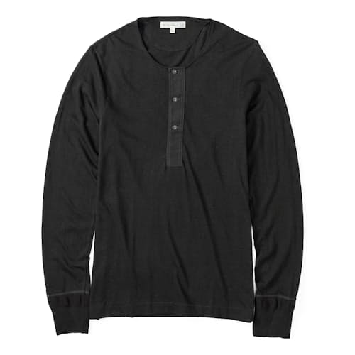 laydown image of Loopwheeled Henley