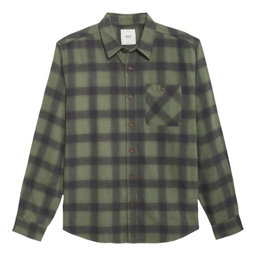 laydown image of Derek Midweight Brushed Flannel