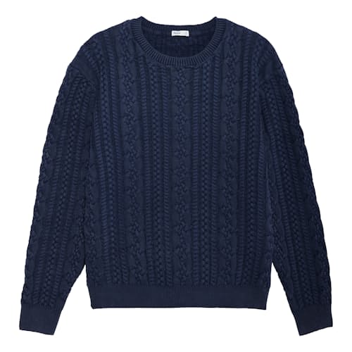 laydown image of Fisherman Sweater