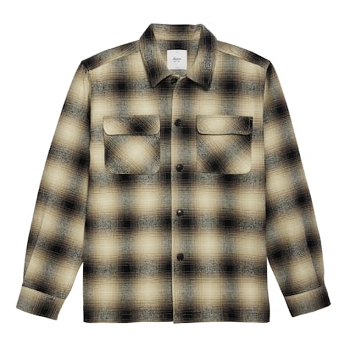 laydown image of Shiloh Heavyweight Brushed Flannel