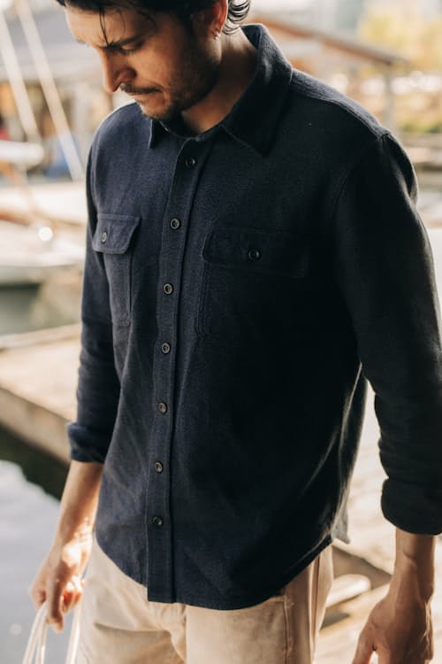 lifestyle image of The Ledge Shirt