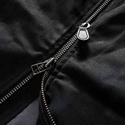 laydown detail image of The Dry Waxed Bomber Jacket