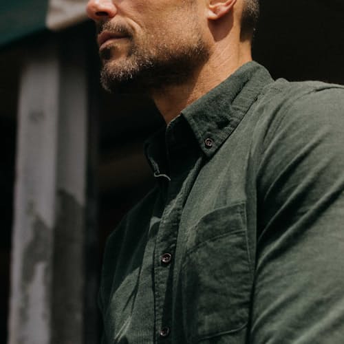 lifestyle image of The Jack Pincord Shirt