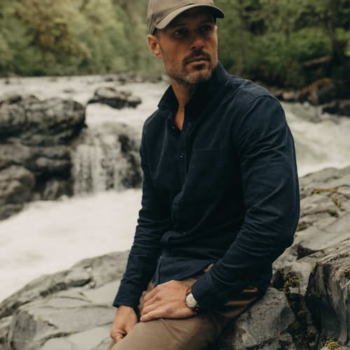 lifestyle image of The Jack Pincord Shirt