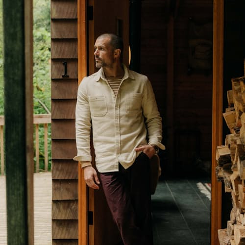 lifestyle image of The Utility Shirt