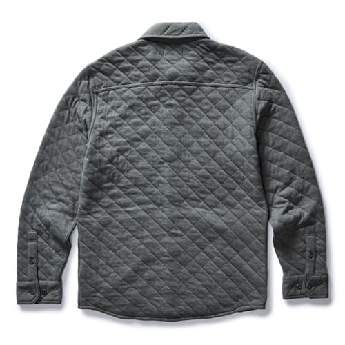 laydown image of The Fall Line Quilted Overshirt