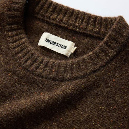 laydown detail image of The Lodge Sweater