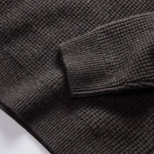 laydown detail image of The Sidecountry Merino Waffle Sweater