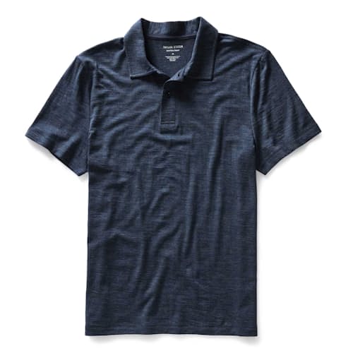 laydown image of Merino Wool Polo