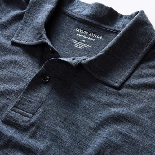 laydown detail image of Merino Wool Polo