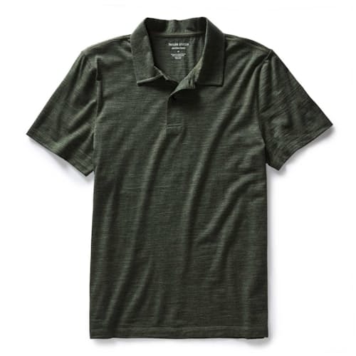 laydown image of Merino Wool Polo