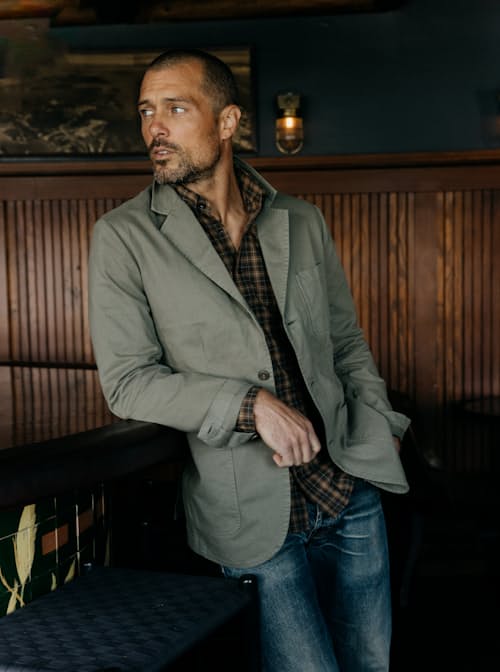 lifestyle image of The Foundation Blazer
