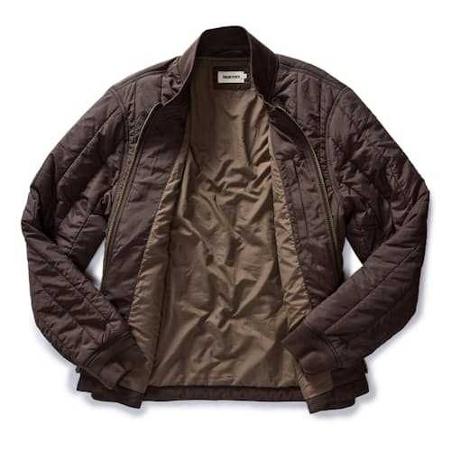 laydown image of The Able Nylon Bomber Jacket