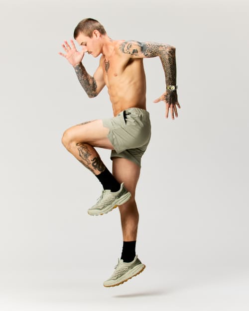 on model image of Sevens Sport Short Unlined - 5"