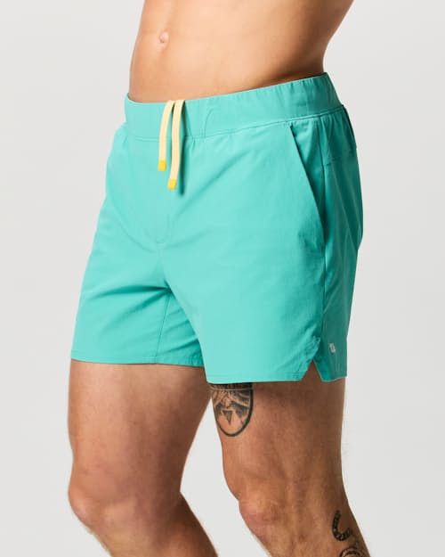 on model image of Sevens Sport Short Unlined - 5"