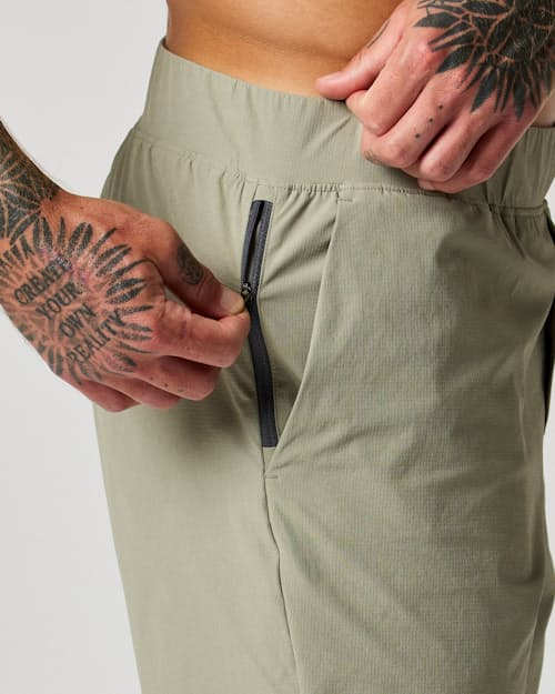 on model image of Sevens Sport Short Unlined - 7"