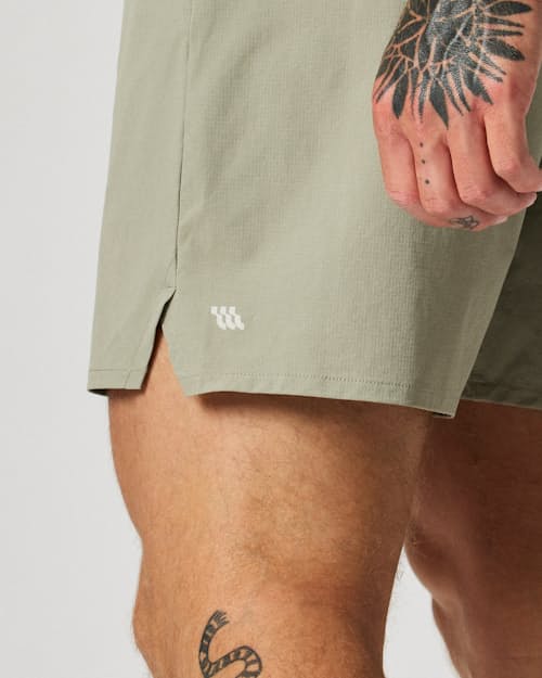on model image of Sevens Sport Short Unlined - 7"
