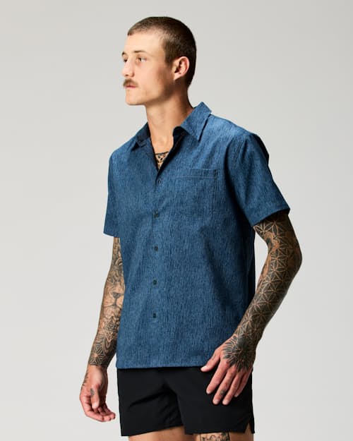 on model image of Airweave Performance Shirt
