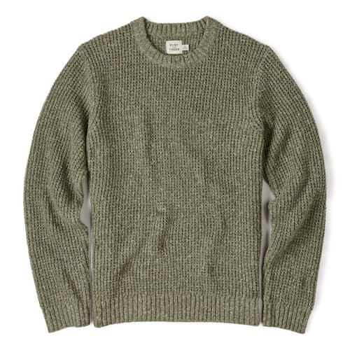 laydown image of Recycled Cotton Headlands Crewneck Sweater