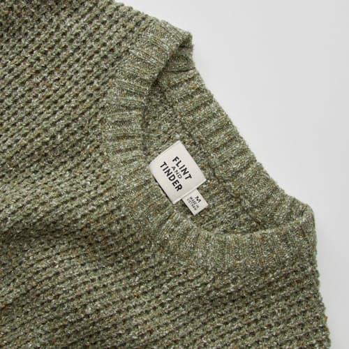 laydown detail image of Recycled Cotton Headlands Crewneck Sweater