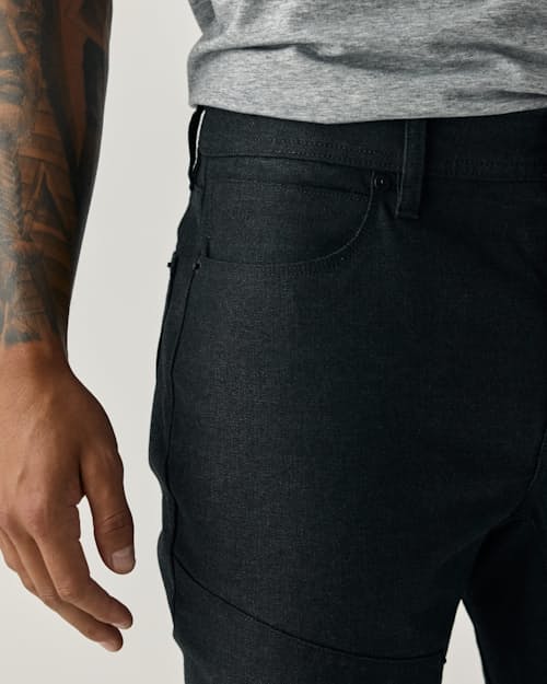 on model image of Rover Double-Knee Work Pant - HB Slim