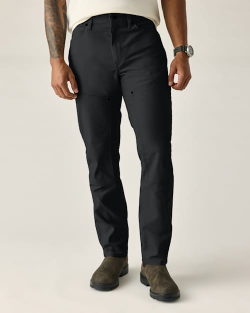 on model image of Rover Double-Knee Work Pant - HB Straight
