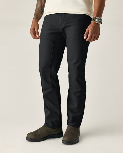 on model image of Rover Double-Knee Work Pant - HB Straight