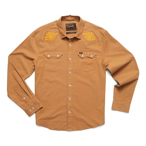 laydown image of Crosscut Deluxe Snapshirt