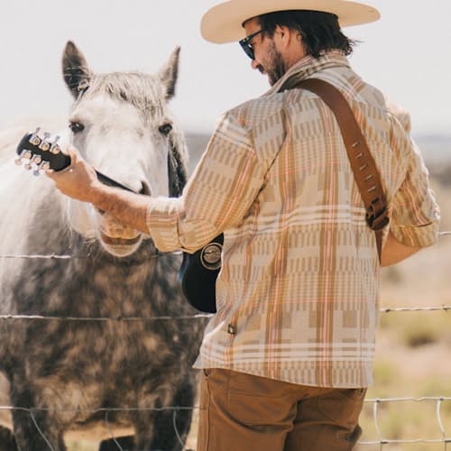 lifestyle image of Harkers Flannel
