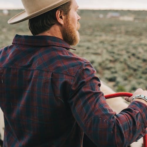 lifestyle image of Harkers Flannel