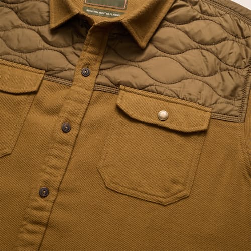 laydown detail image of Quintana Quilted Flannel