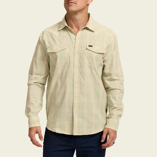 on model image of H Bar B Tech Longsleeve