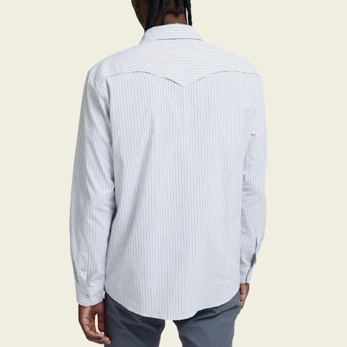 on model image of H Bar B Tech Longsleeve