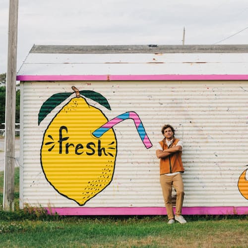 lifestyle image of Free Range Fleece Vest