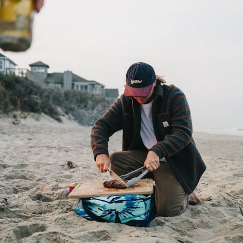 lifestyle image of Allegheny Fleece Overshirt