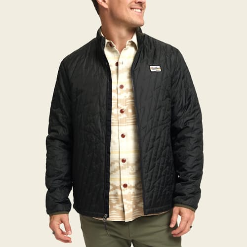 on model image of Voltage Quilted Jacket