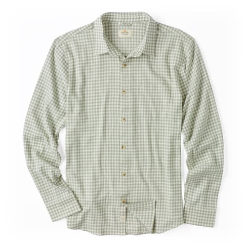 laydown image of Classic Stretch Selvage Long Sleeve Shirt