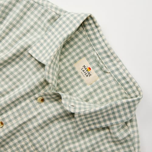 laydown detail image of Classic Stretch Selvage Long Sleeve Shirt