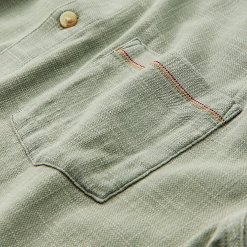 laydown detail image of Classic Stretch Selvage Long Sleeve Shirt