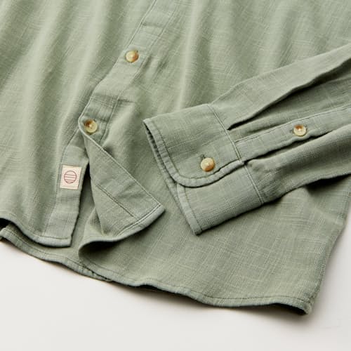 laydown detail image of Classic Stretch Selvage Long Sleeve Shirt
