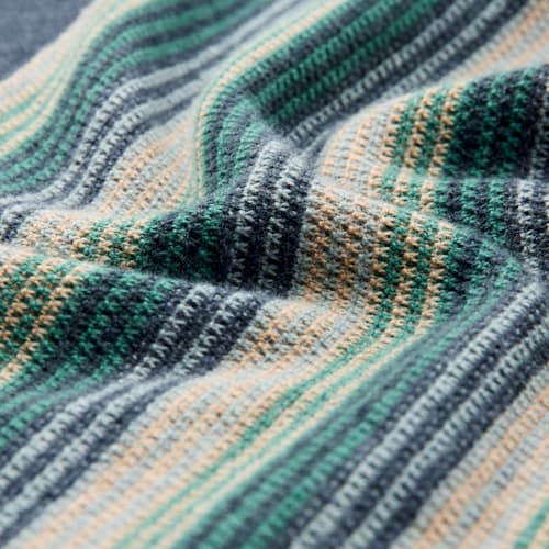laydown detail image of Vertical Striped Sweater Polo
