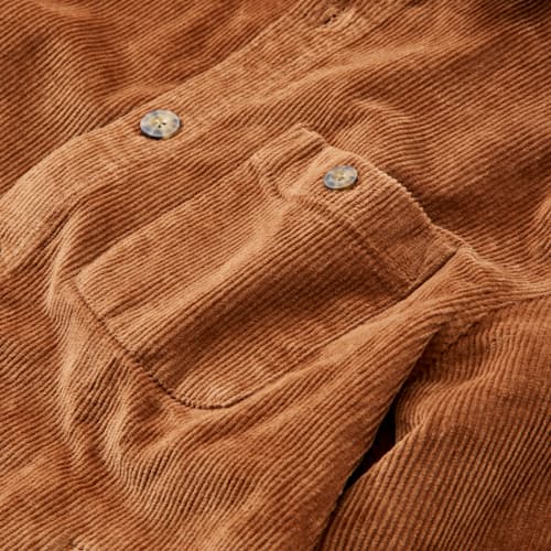 laydown detail image of Max Broken In Corduroy Overshirt