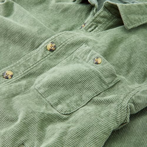 laydown detail image of Max Broken In Corduroy Overshirt