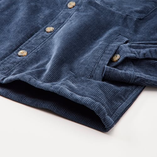 laydown detail image of Max Broken In Corduroy Overshirt