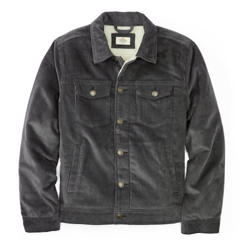 laydown image of Boise Corduroy Trucker
