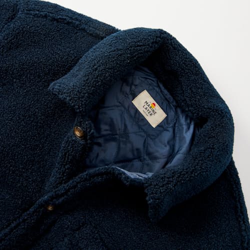 laydown detail image of Sherpa Fleece Overshirt